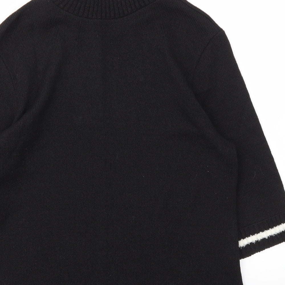 George Womens Black   Basic T-Shirt Size 16