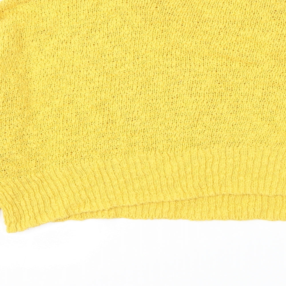 New Look Womens Yellow   Pullover Jumper Size M