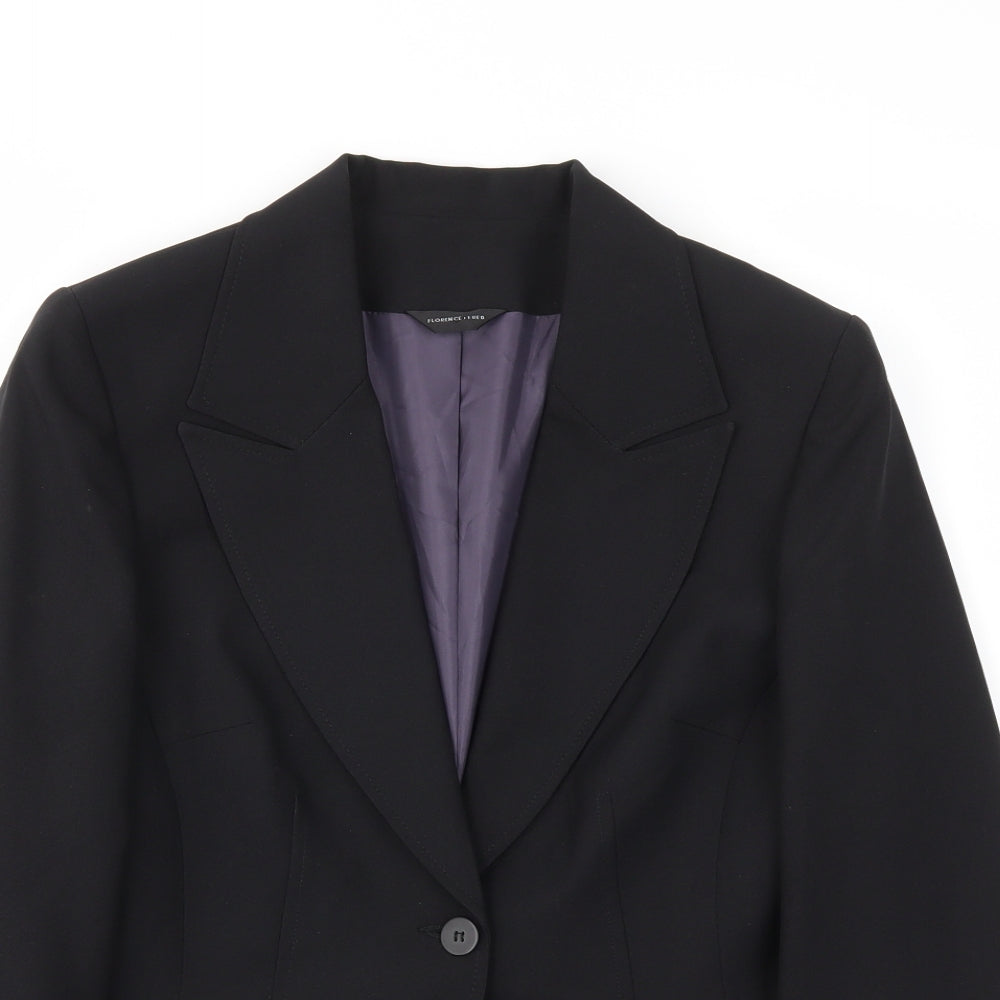 Florence  Fred Womens Black   Jacket Blazer Size 10