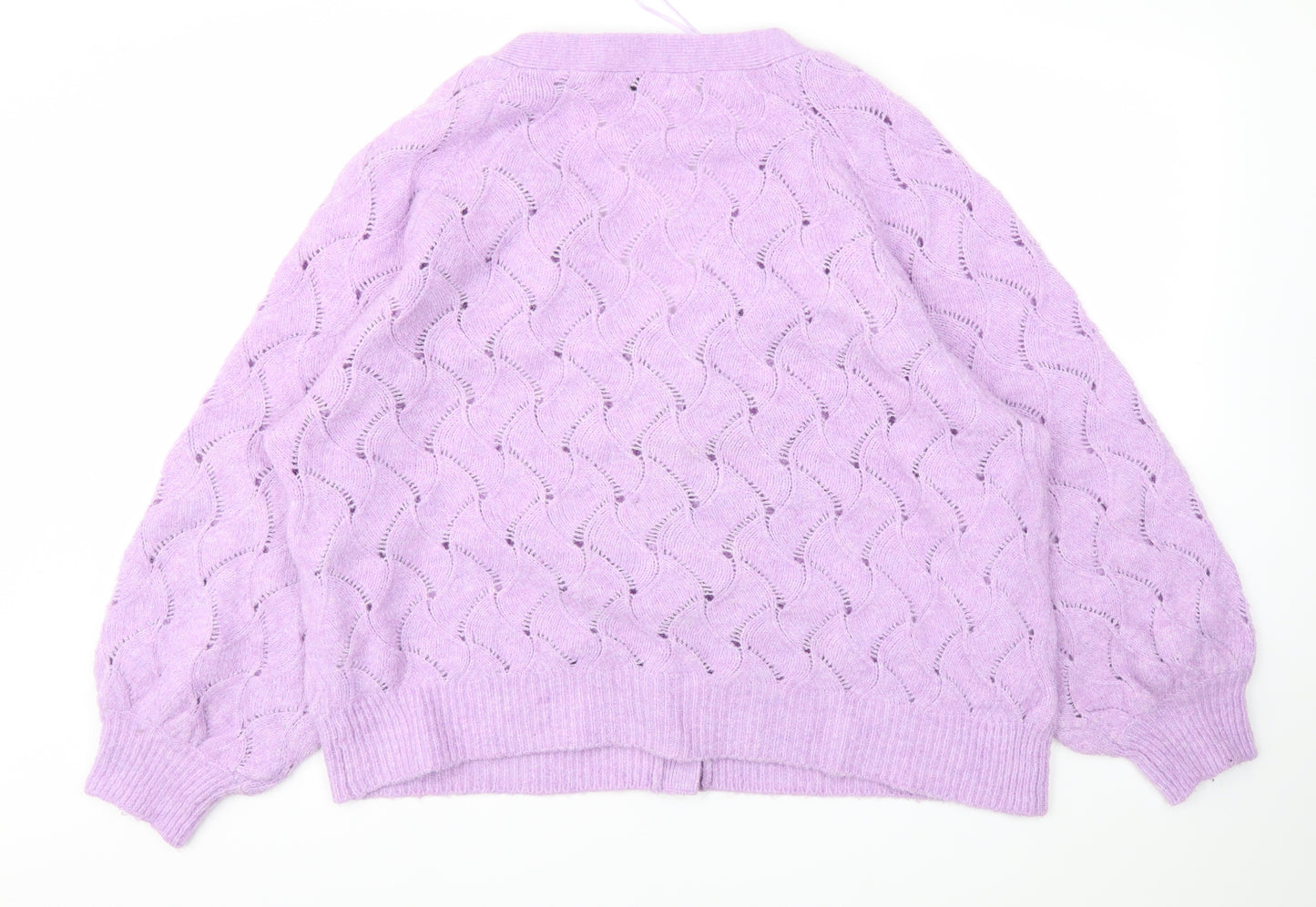 George Womens Purple   Cardigan Jumper Size XL