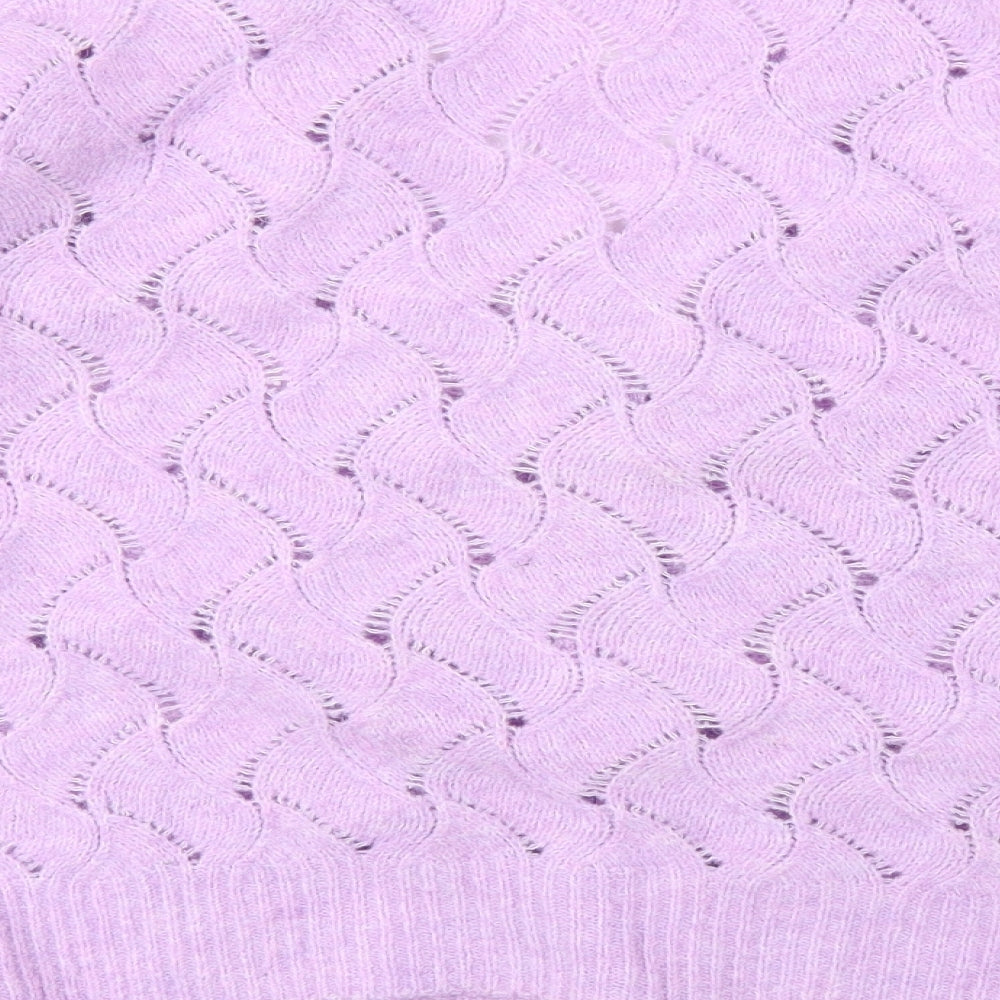 George Womens Purple   Cardigan Jumper Size XL