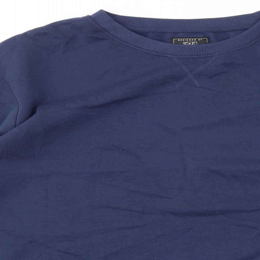 F&F Mens Blue   Pullover Hoodie Size 3XL