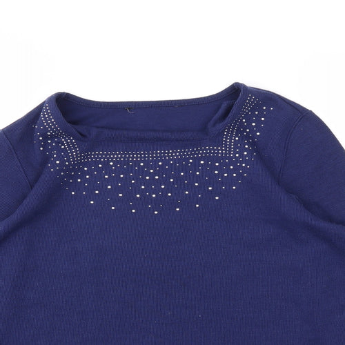 Preworn Womens Blue   Basic T-Shirt Size S