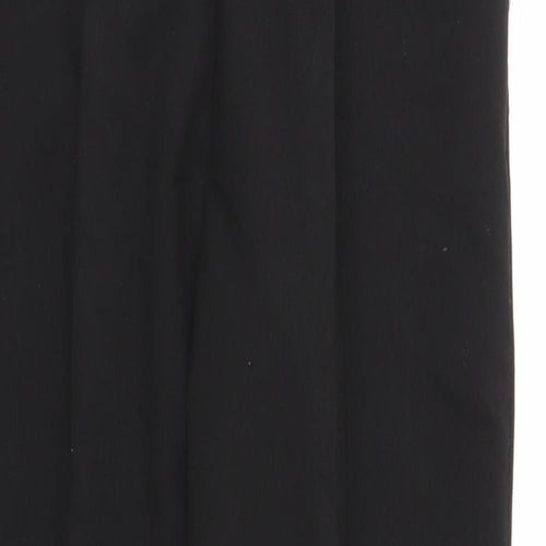 Preworn Womens Black   Trousers  Size 12 L27 in - Stretch waistband