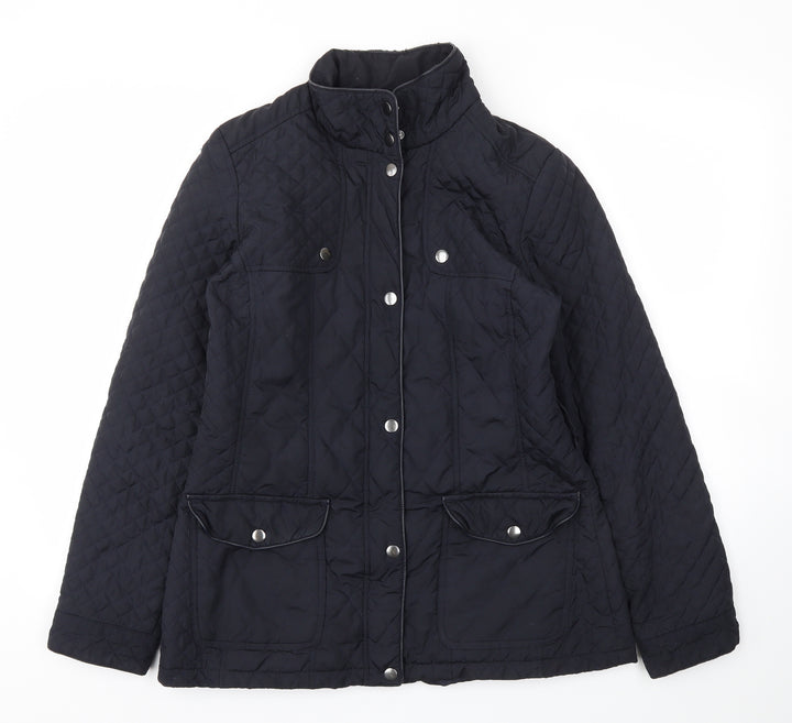 Wallis Womens Blue Jacket Coat Size 10