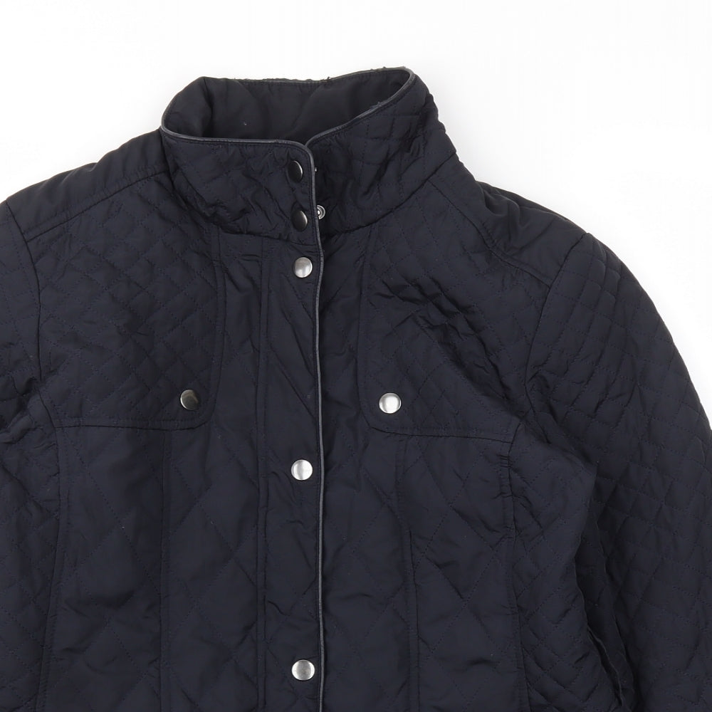 Wallis Womens Blue   Jacket Coat Size 10