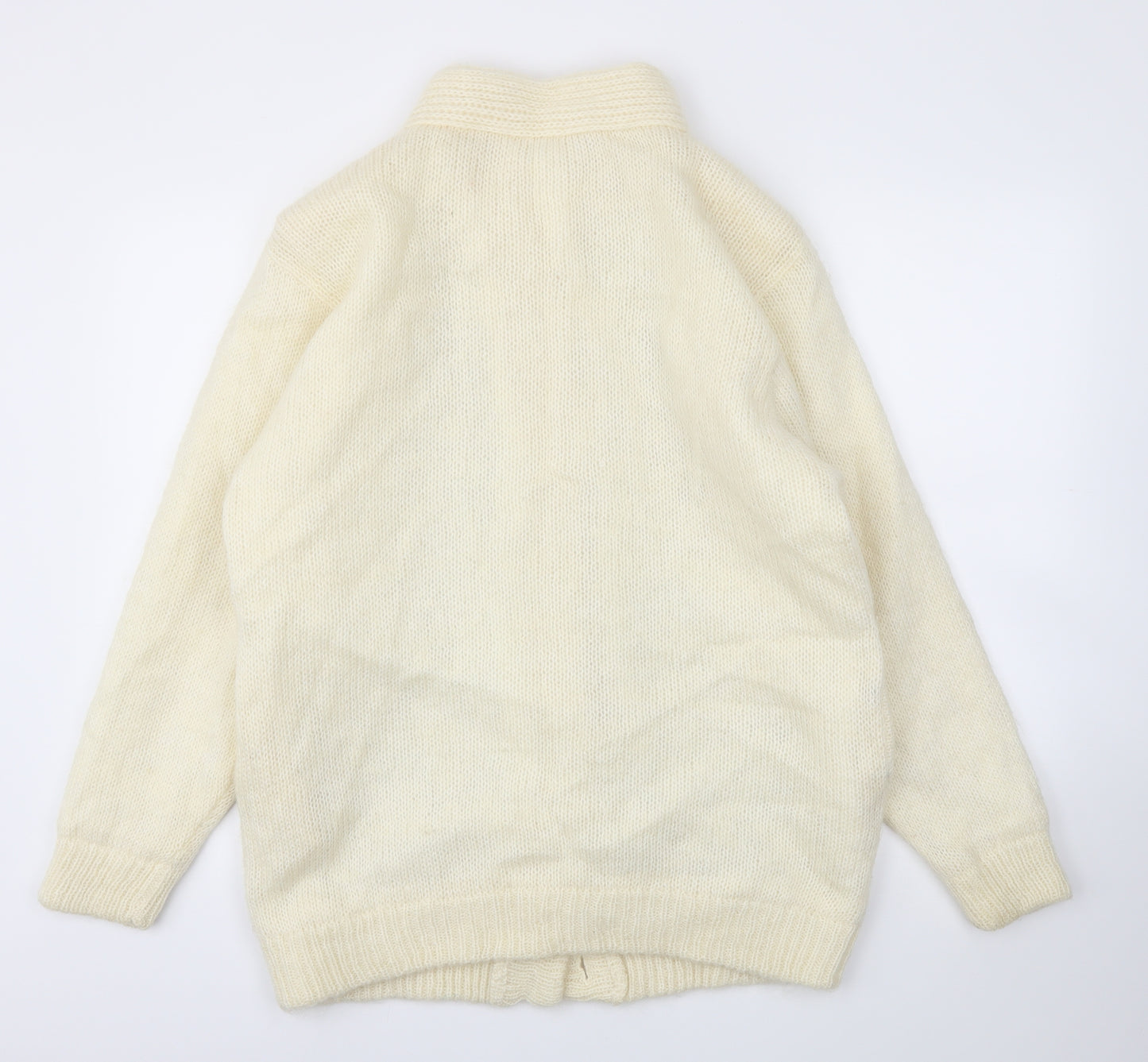 ABEL Womens Ivory Floral  Cardigan Jumper One Size