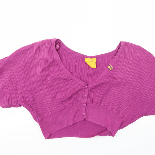 KanaBeach Womens Purple   Cardigan Jumper Size 10