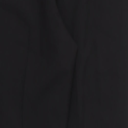 Mia Moda Womens Black   Trousers  Size 14 L28 in - Stretch waistband