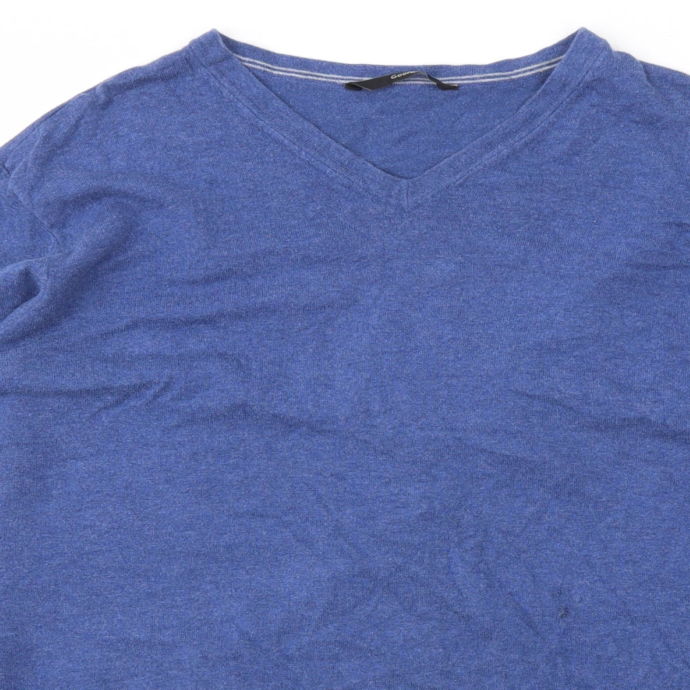 George Mens Blue   Pullover Sweatshirt Size 2XL