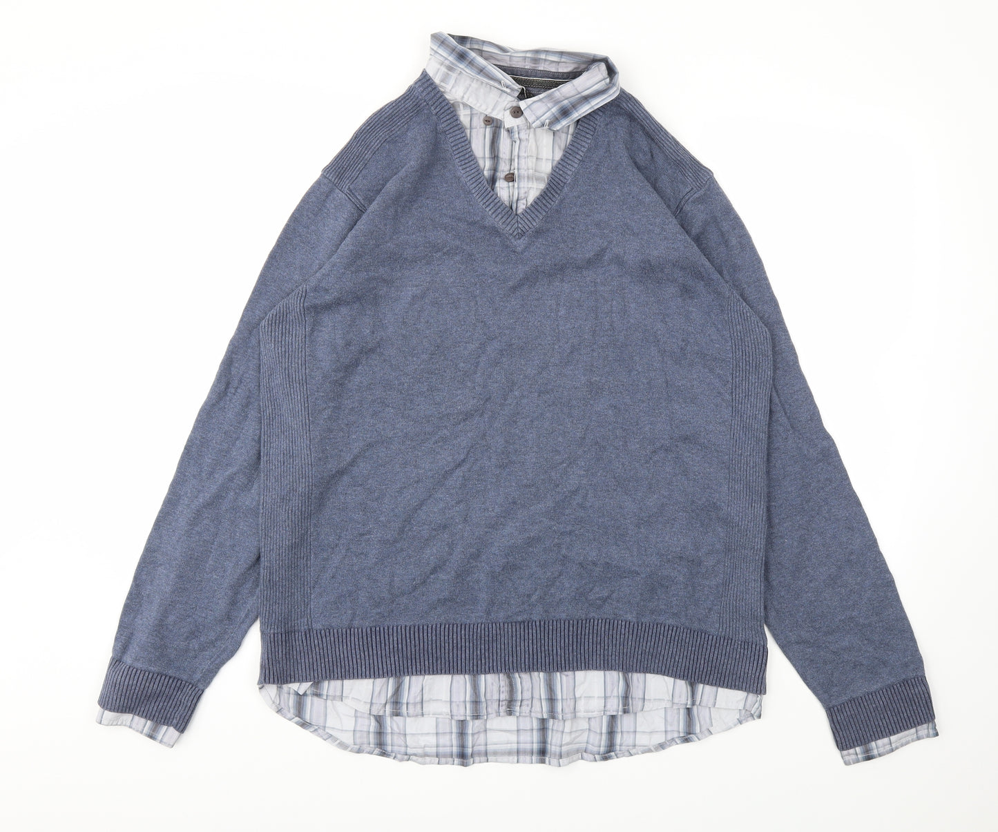 NEXT Mens Blue   Pullover Sweatshirt Size L