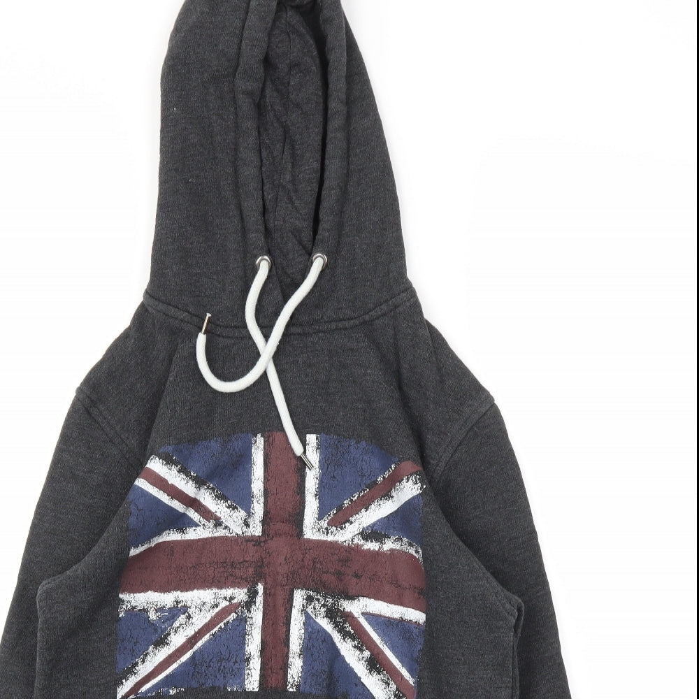 Cedar Wood State Mens Grey   Pullover Hoodie Size XS