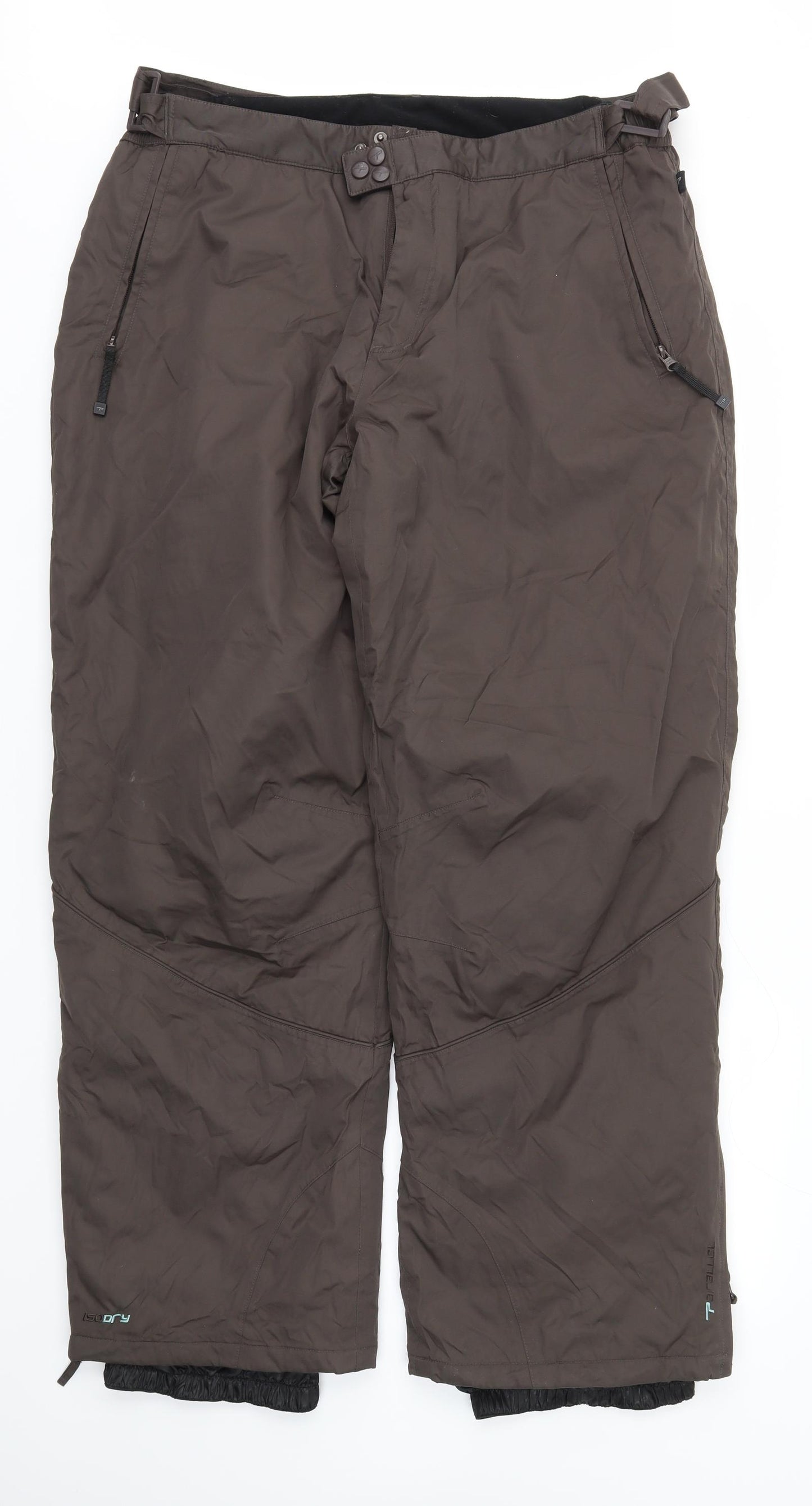 Parallel Womens Brown   Windbreaker Trousers Size 18 L33.5 in - Stretch waistband