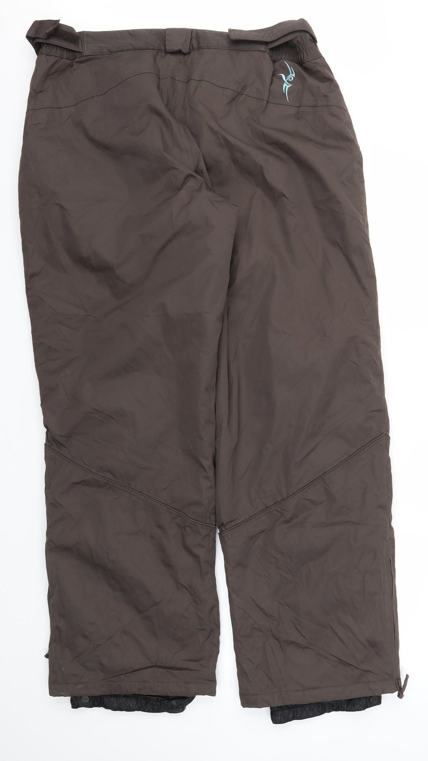 Parallel Womens Brown   Windbreaker Trousers Size 18 L33.5 in - Stretch waistband