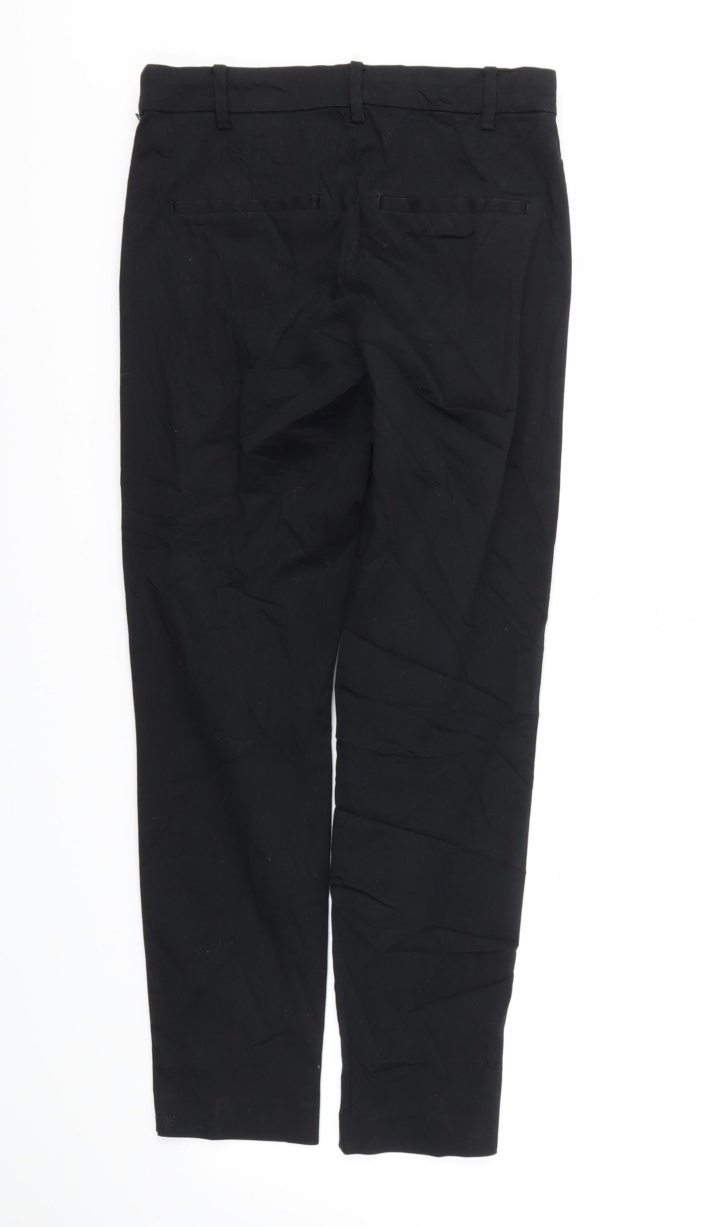 H&M Womens Black   Trousers  Size 6 L26 in