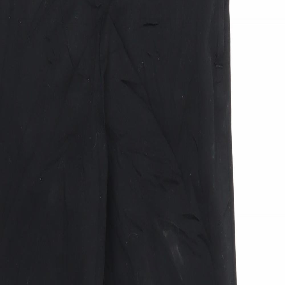 H&M Womens Black   Trousers  Size 6 L26 in