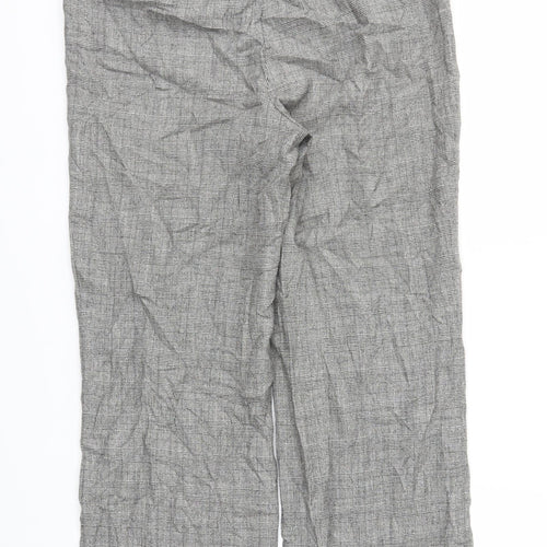 M&S Womens Grey   Trousers  Size M L27 in