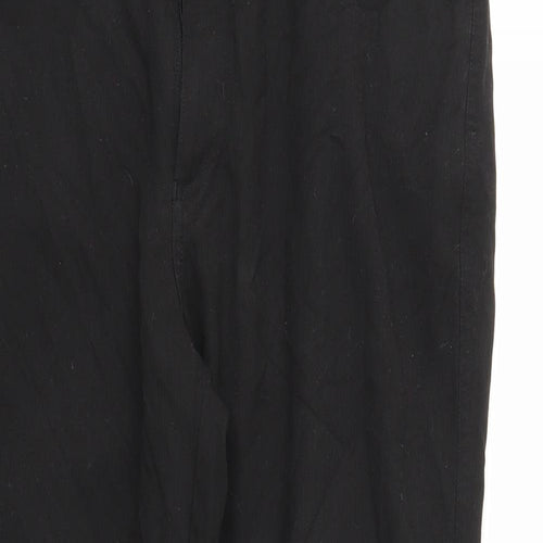 Preworn Mens Black   Trousers  Size 34 L30 in