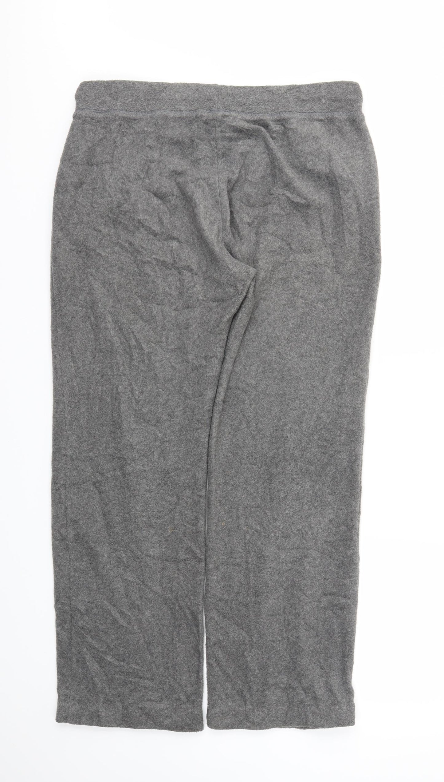 M&S Womens Grey   Jogger Trousers Size 16 L29 in - Stretch waistband