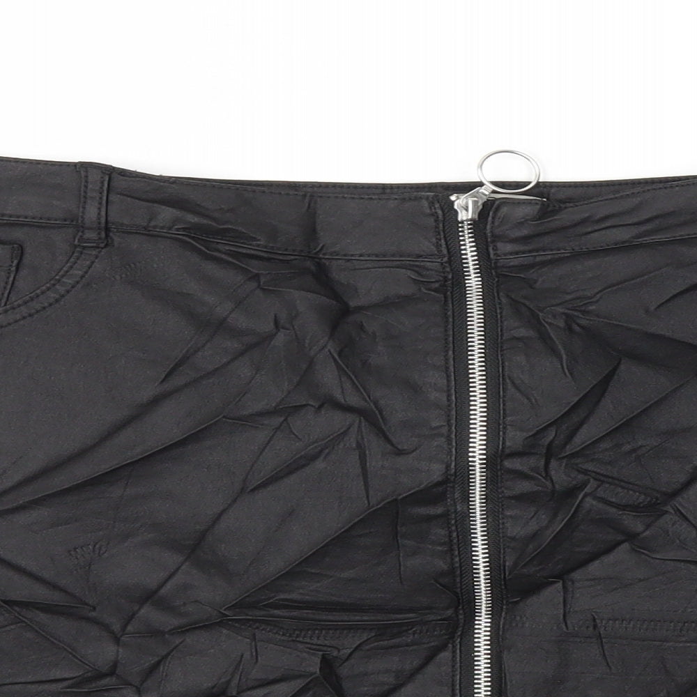 DENIM &CO  Womens Black   A-Line Skirt Size 20