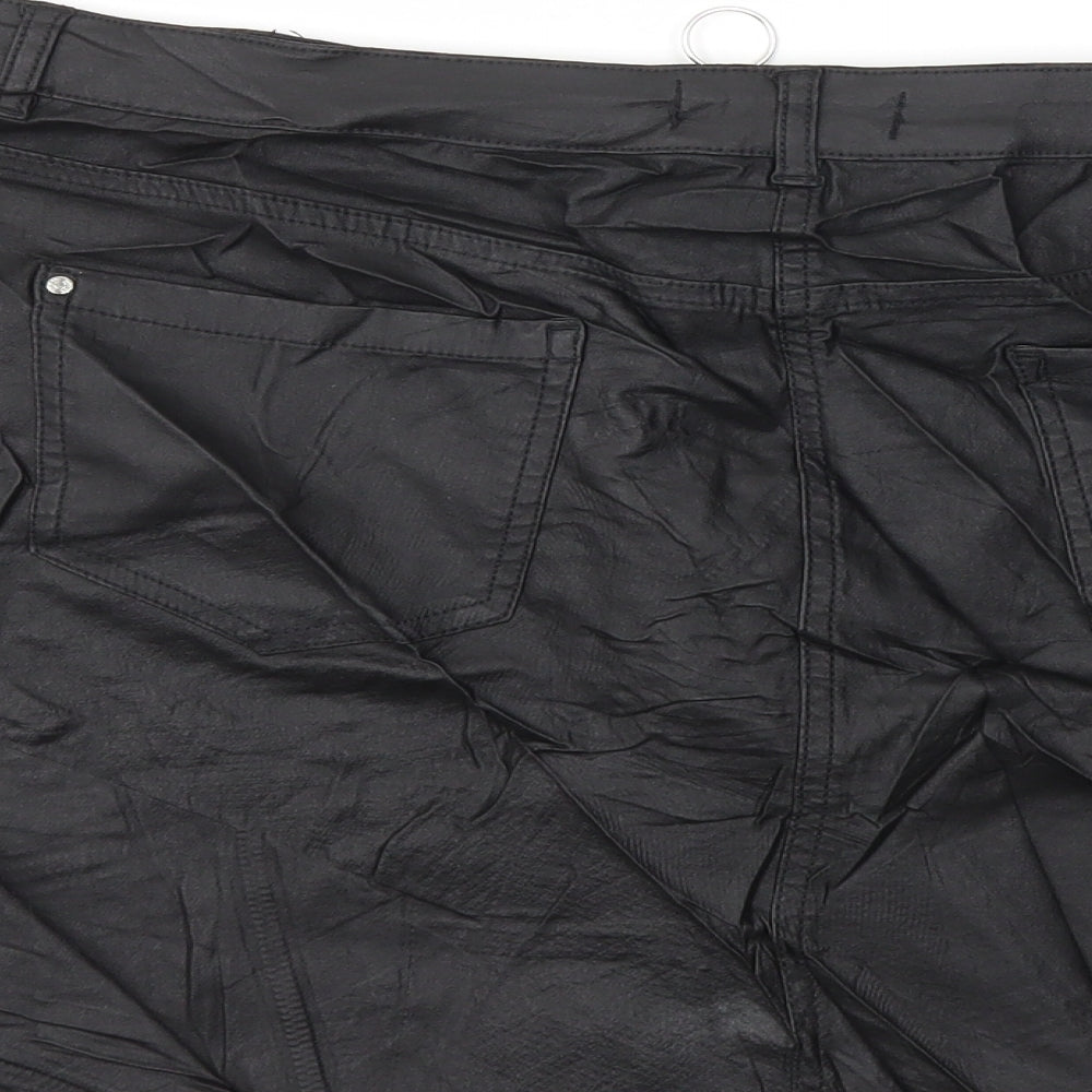 DENIM &CO  Womens Black   A-Line Skirt Size 20
