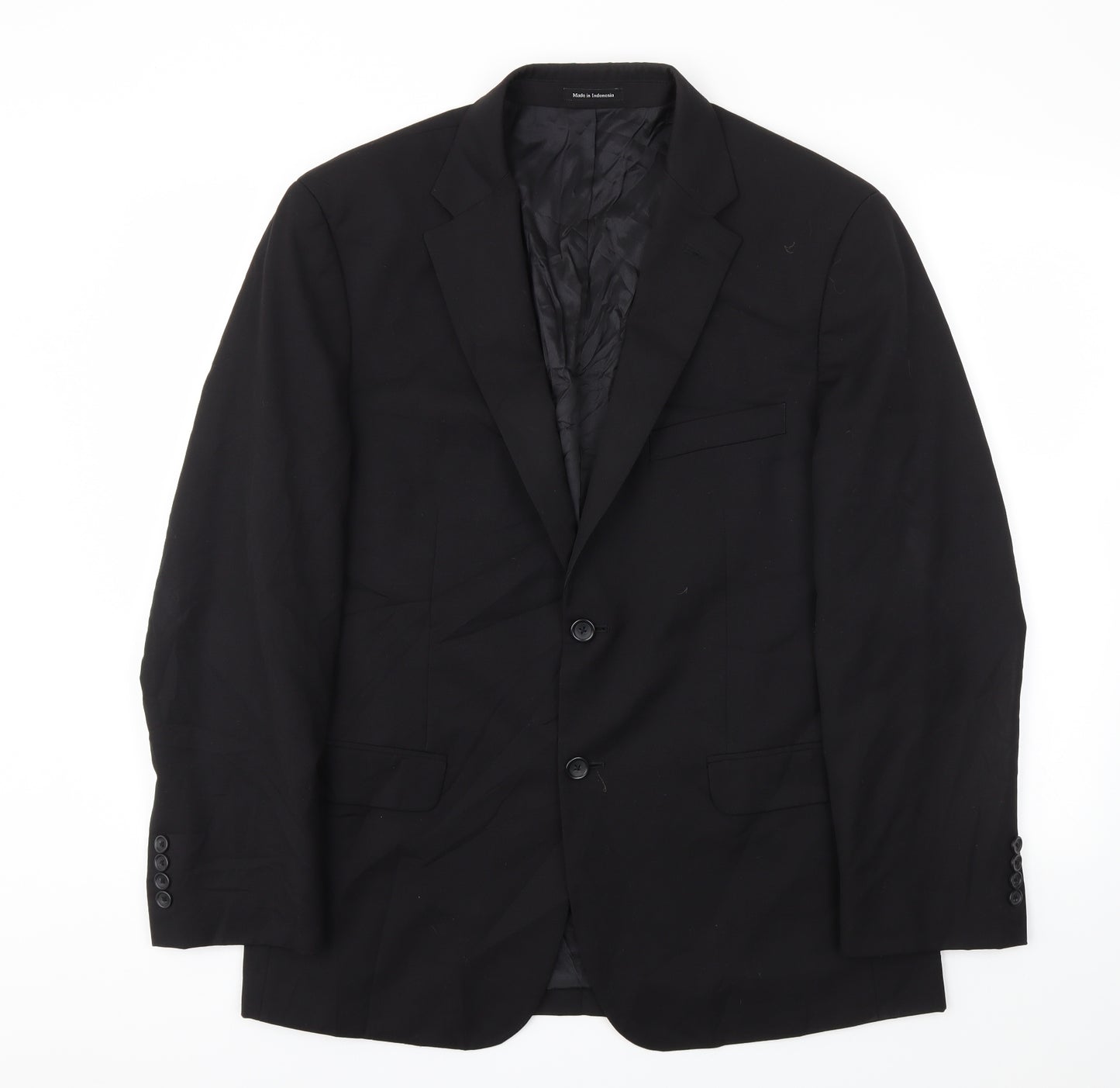 Pronto Uomo Mens Black   Jacket Blazer Size 42