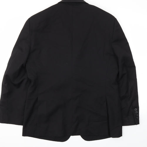 Pronto Uomo Mens Black   Jacket Blazer Size 42