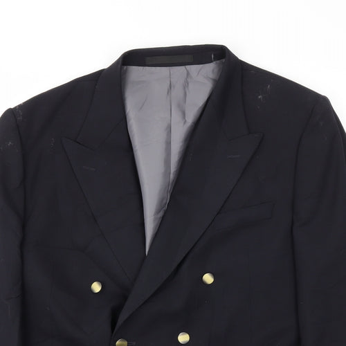 M&S Mens Blue   Jacket Blazer Size 46