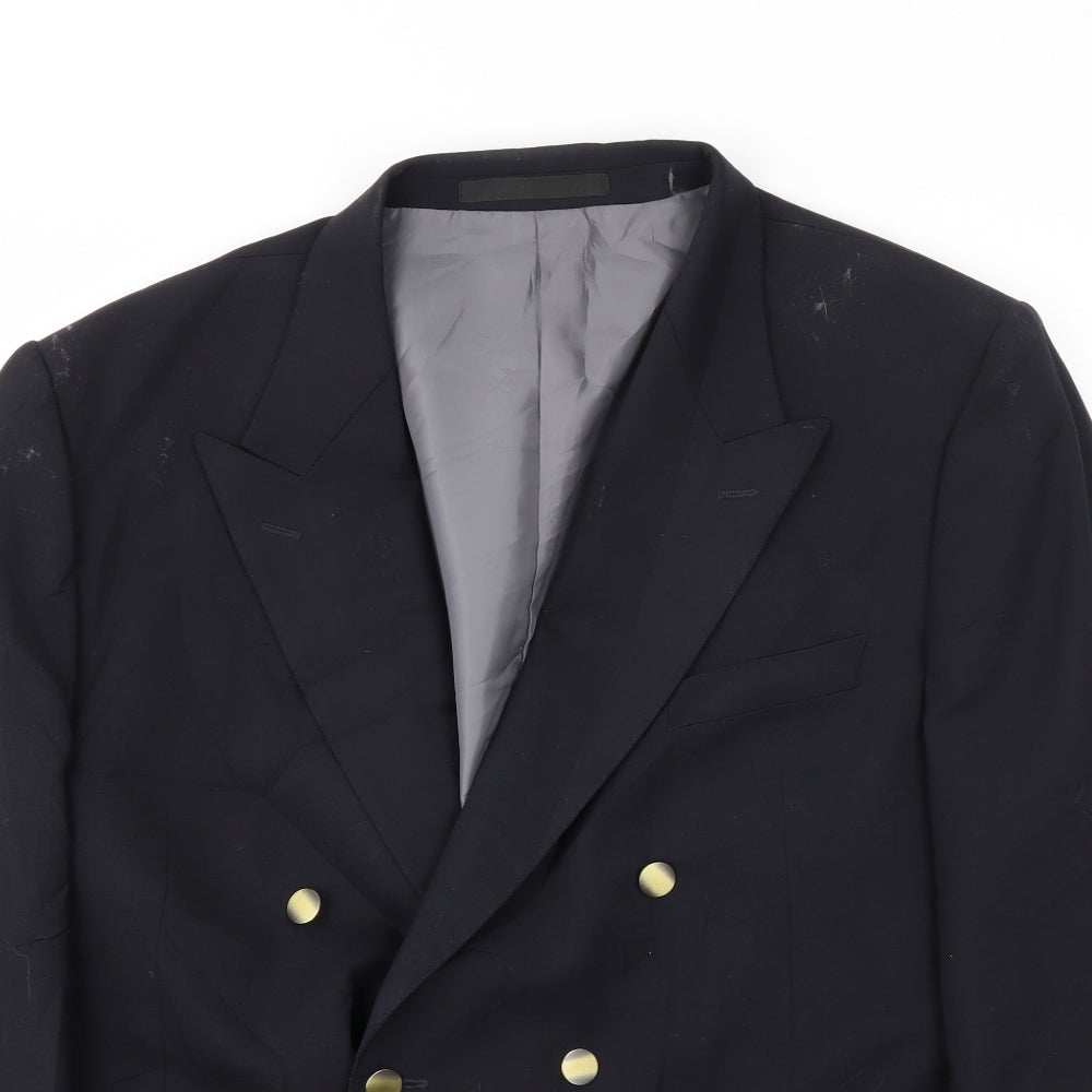 M&S Mens Blue   Jacket Blazer Size 46