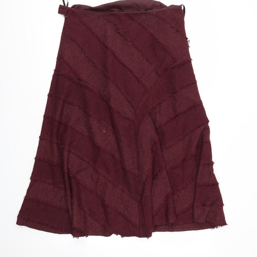 EWM Womens Purple   Flare Skirt Size 14