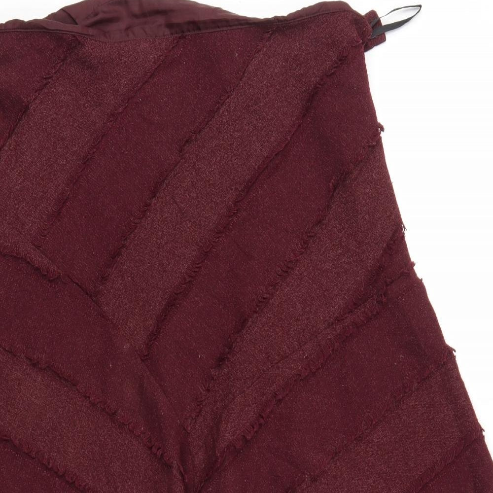 EWM Womens Purple   Flare Skirt Size 14