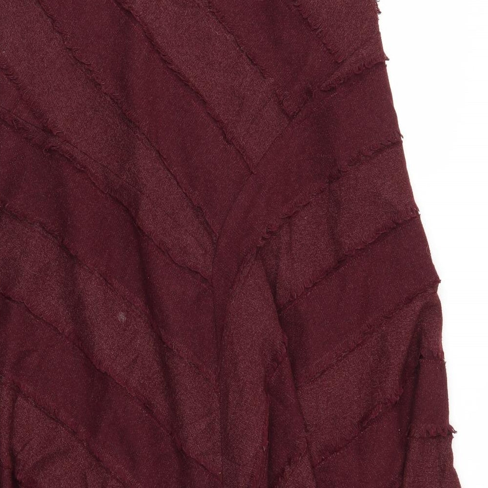 EWM Womens Purple   Flare Skirt Size 14