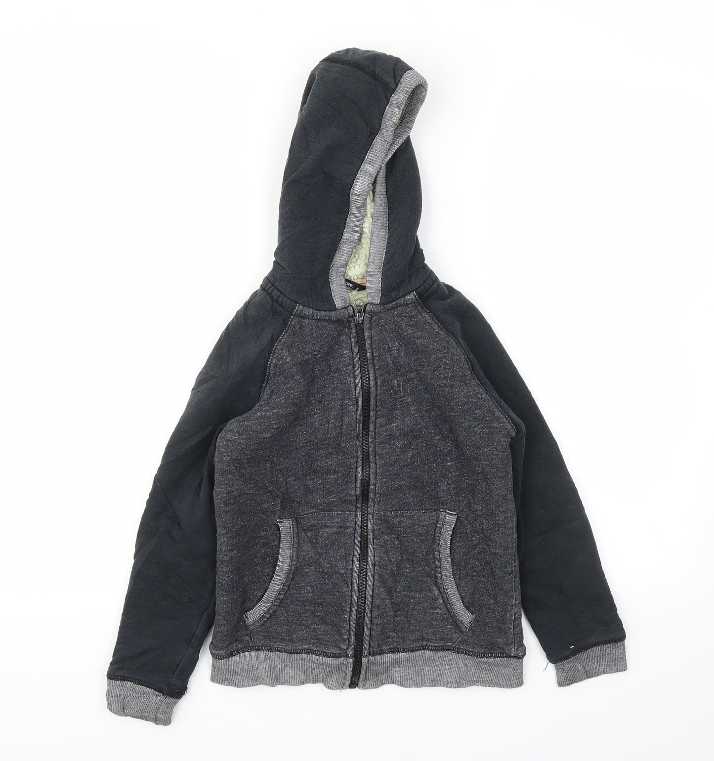 George Boys Grey   Full Zip Hoodie Size 7-8 Years