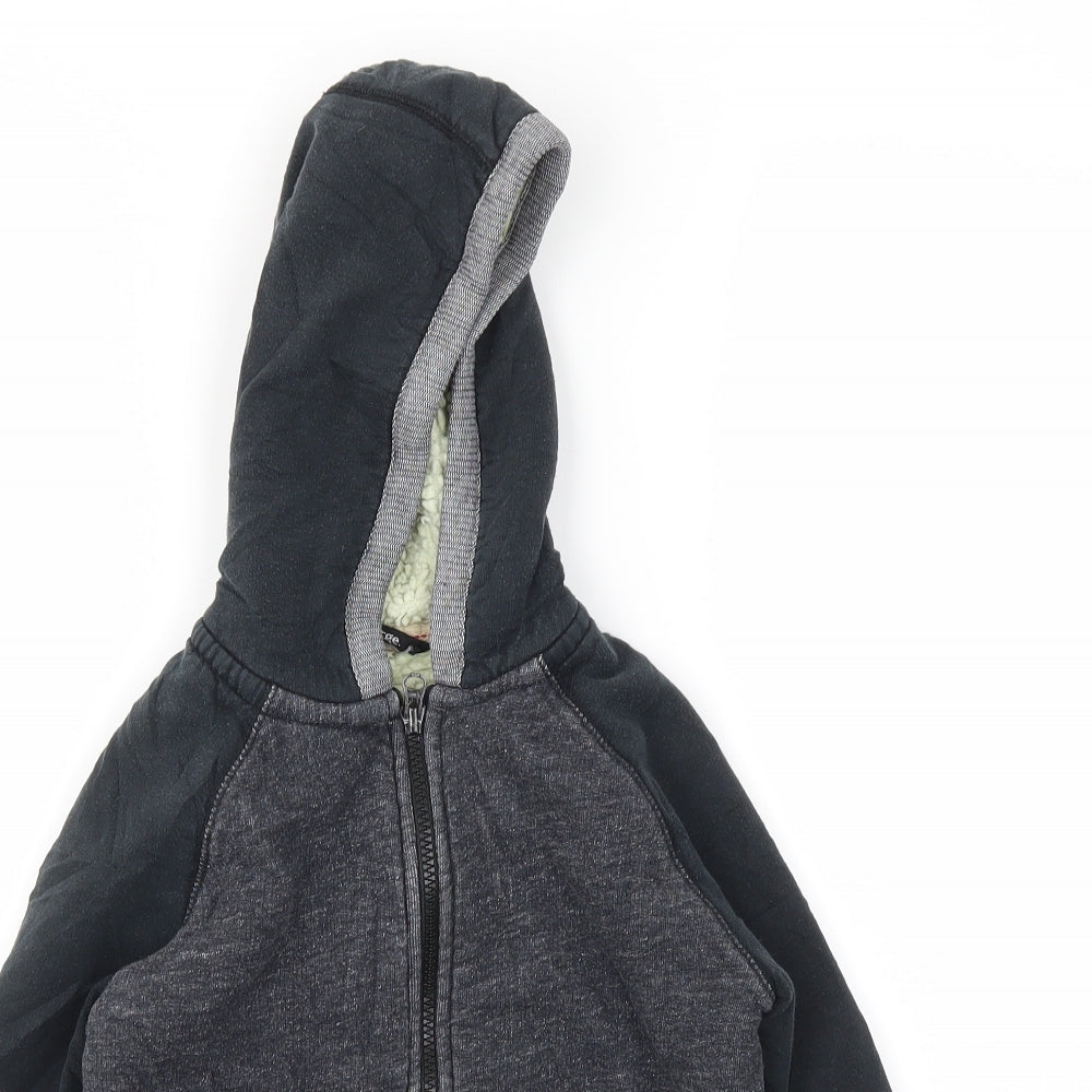 George Boys Grey   Full Zip Hoodie Size 7-8 Years
