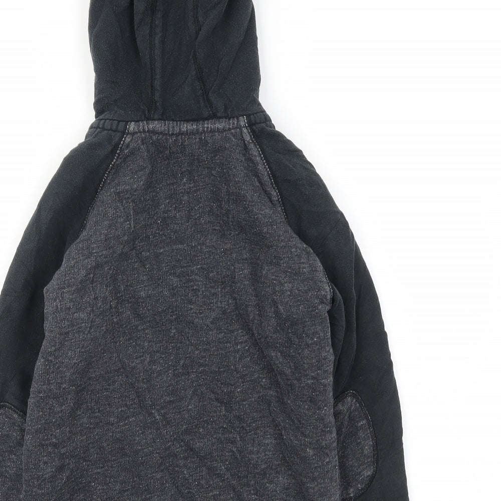 George Boys Grey   Full Zip Hoodie Size 7-8 Years
