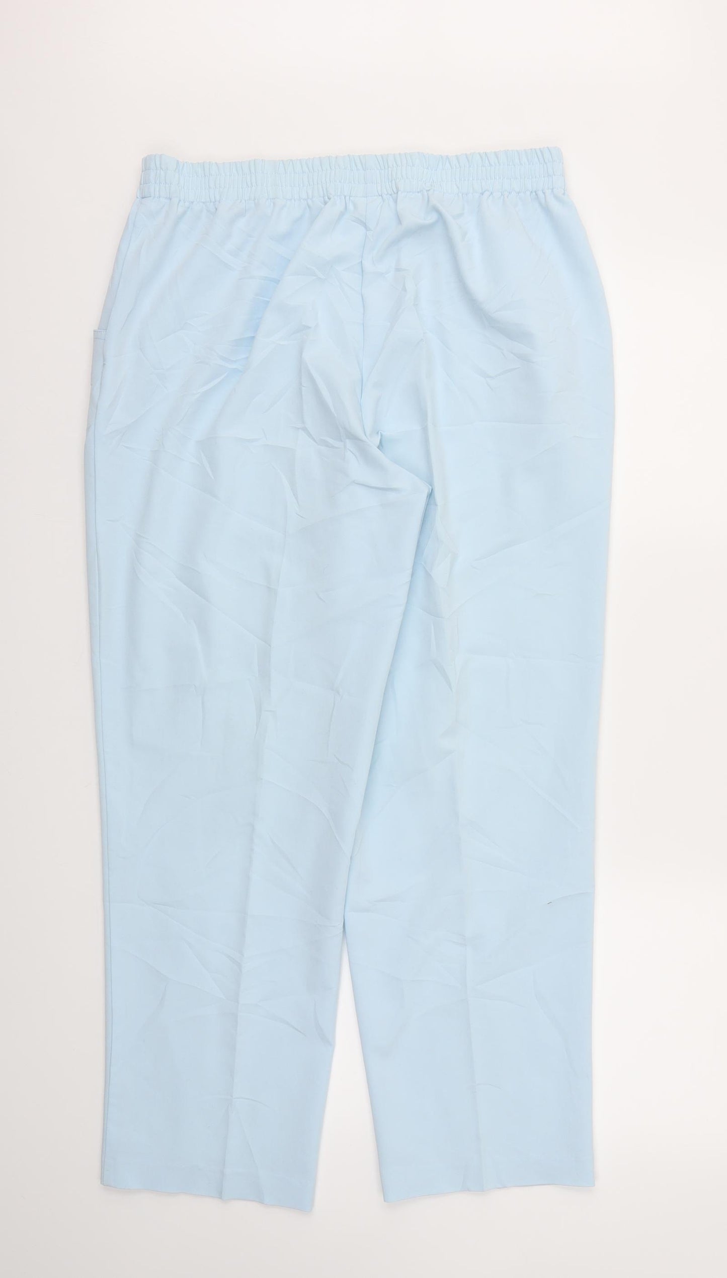 OCEALIS Womens Blue   Trousers  Size M L29 in - Stretch waistband