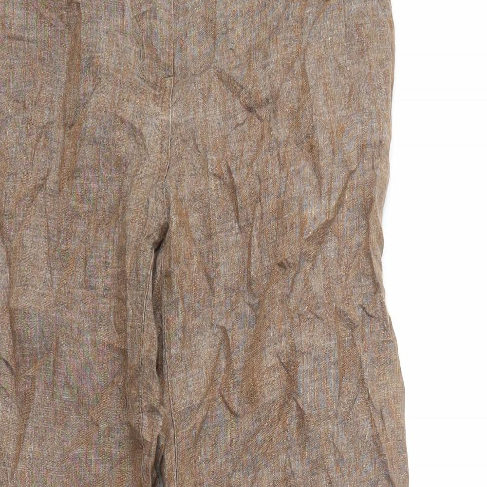PER UNA  Womens Brown   Trousers  Size 8 L30 in
