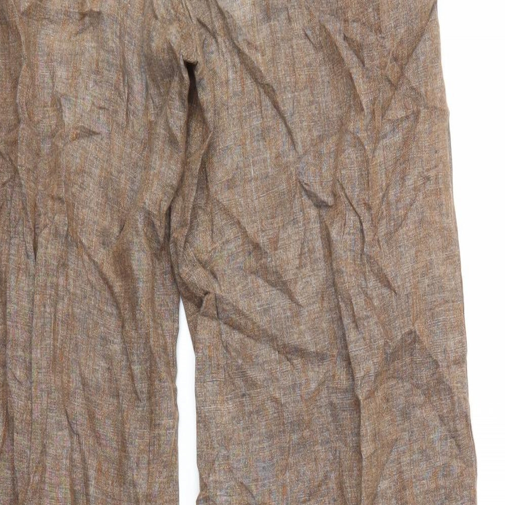 PER UNA  Womens Brown   Trousers  Size 8 L30 in