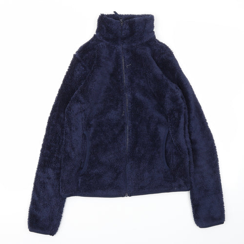 Union Girls Blue   Full Zip Hoodie Size S