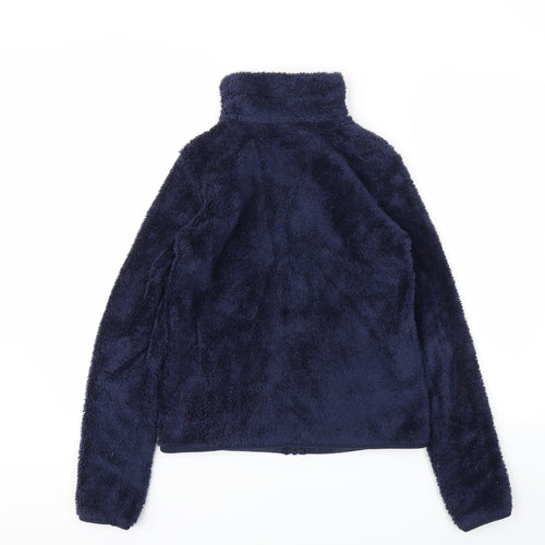 Union Girls Blue   Full Zip Hoodie Size S