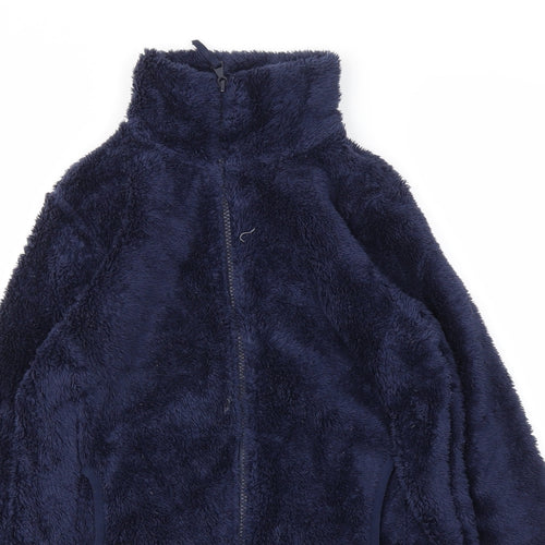 Union Girls Blue   Full Zip Hoodie Size S
