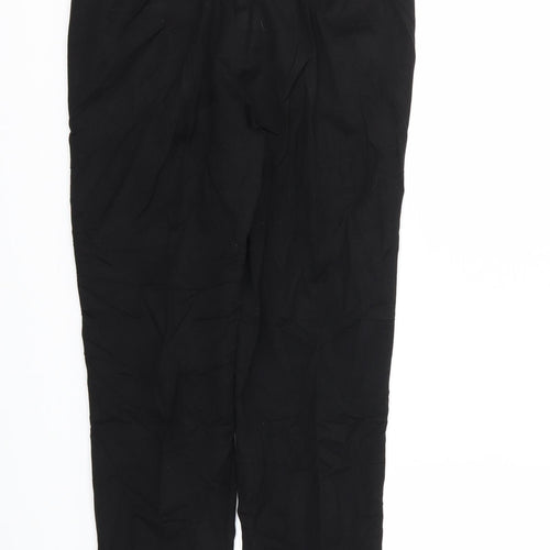 M&S Womens Black   Trousers  Size 28 L28 in