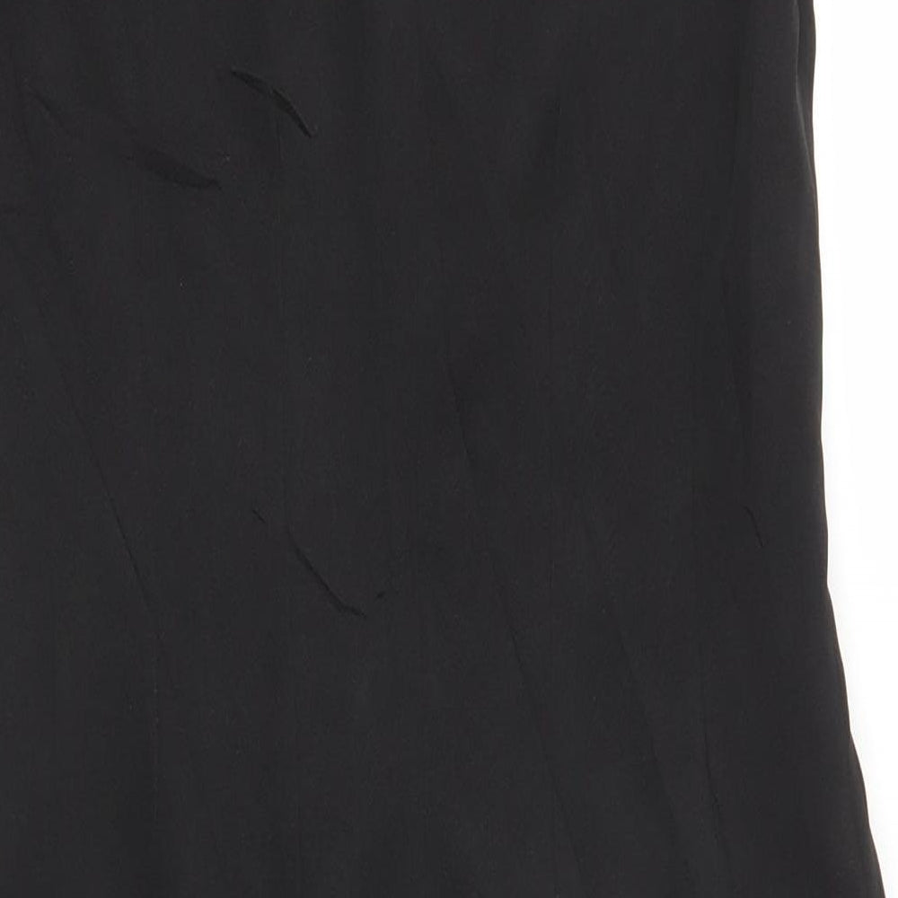 Preworn Womens Black   A-Line  Size 8