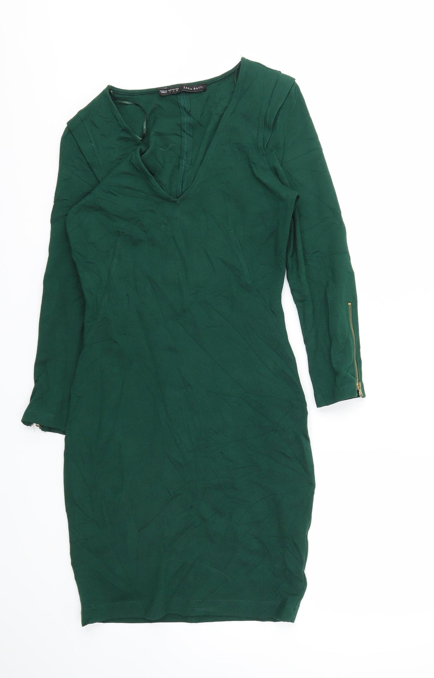 Zara Womens Green   A-Line  Size S