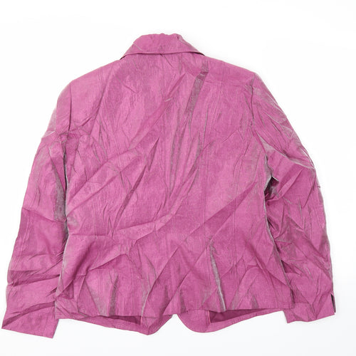 Gelco Womens Pink   Jacket Blazer Size 16