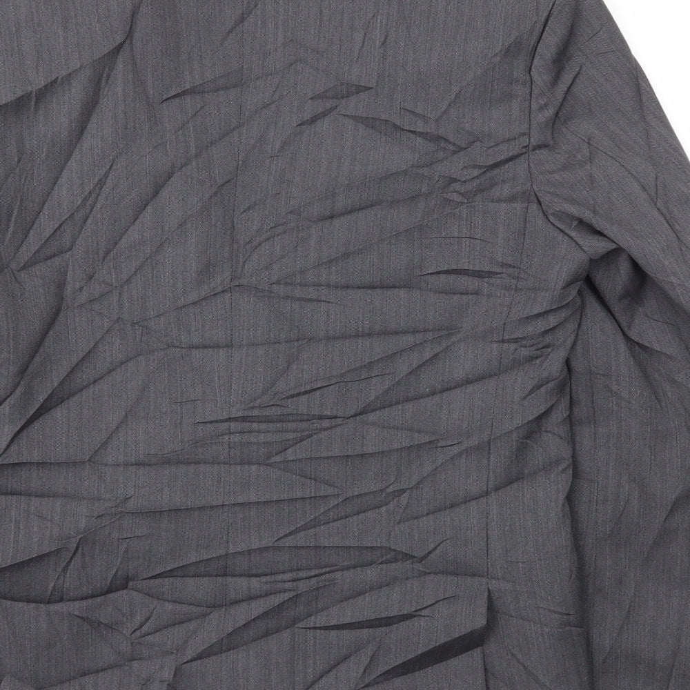 Preworn Mens Grey Houndstooth  Jacket Blazer Size 40