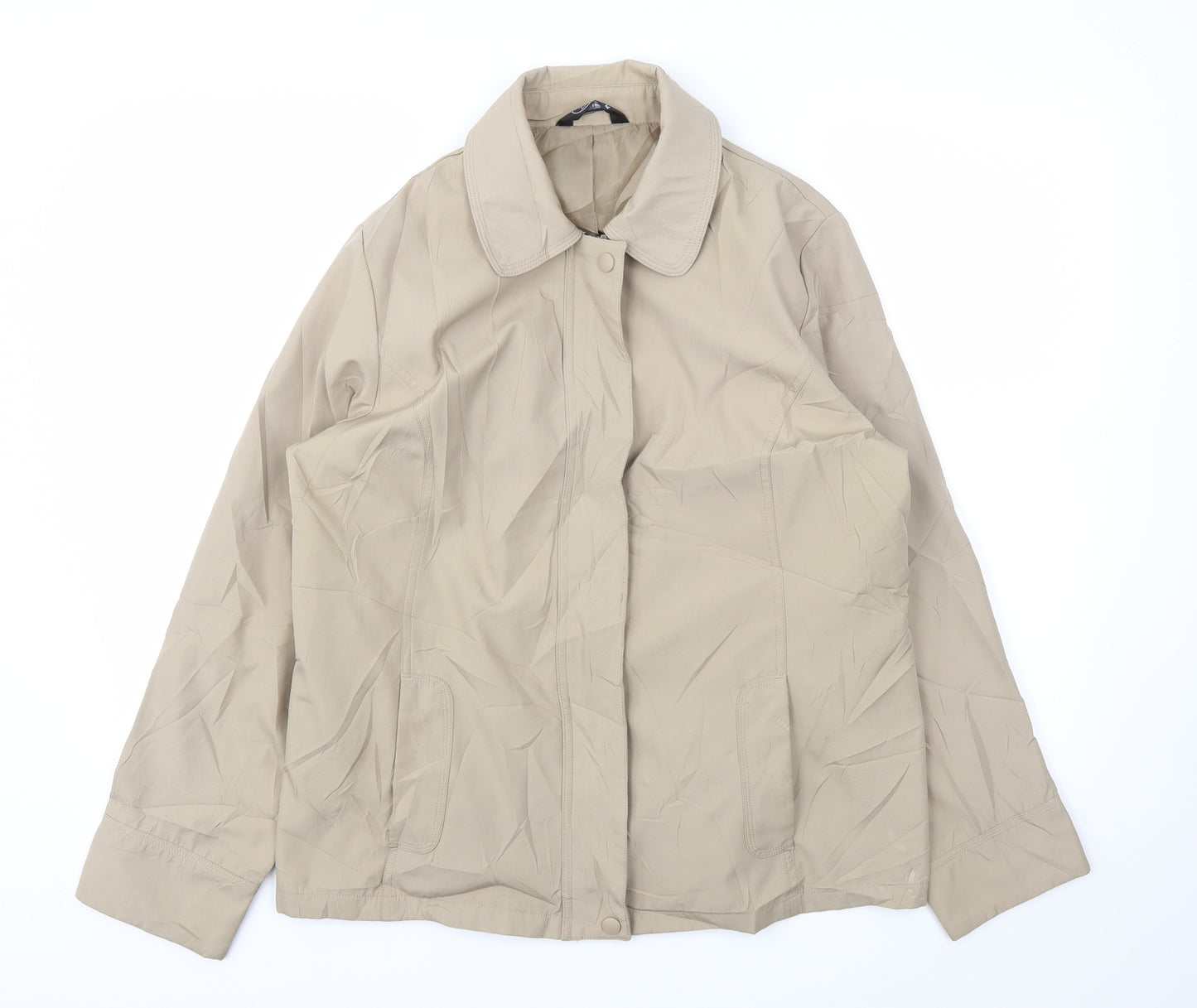 BM Mens Beige   Jacket Coat Size M