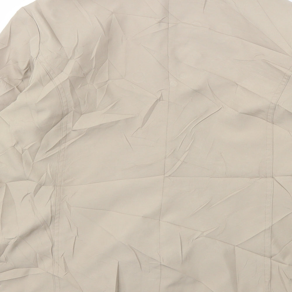 BM Mens Beige   Jacket Coat Size M