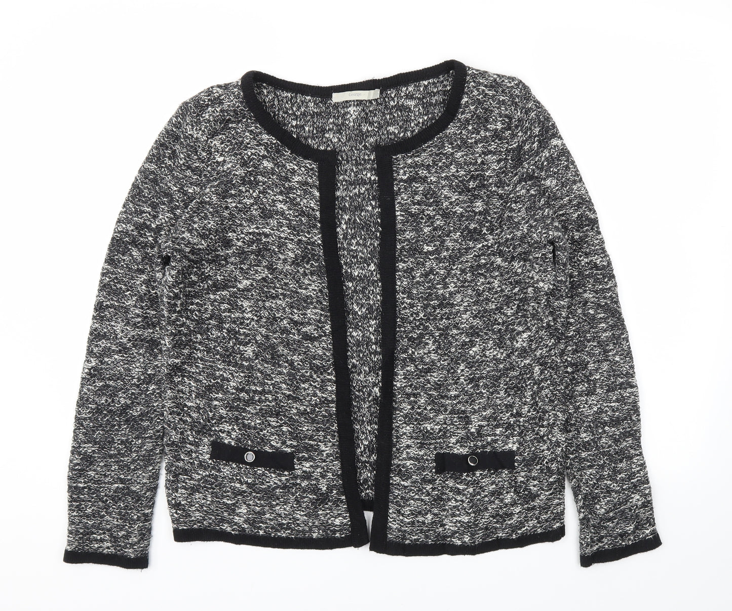 George Womens Black   Cardigan Jumper Size 12