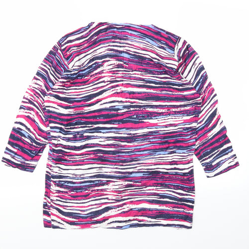SJ Womens Multicoloured Polka Dot  Basic T-Shirt Size L